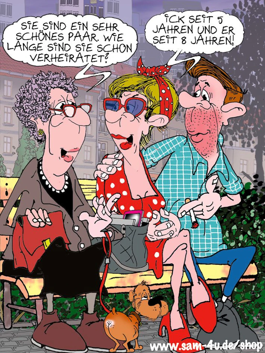 Der Cartoon des Tages fängt in unserer Rubrik Witz des Tages jeden Tag den besonderen Berliner Humor ein. Lassen Sie sich von unserem Zeichner Sam Paff in den Tag schicken!