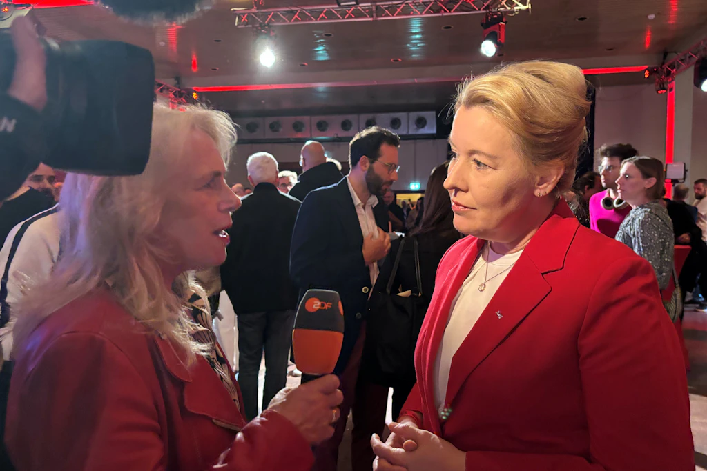 Was hat sie, was wir in Berlin nicht haben? Die frühere Regierende Bürgermeisterin Franziska Giffey versuchte, den Schwesig-Effekt zu erklären.
