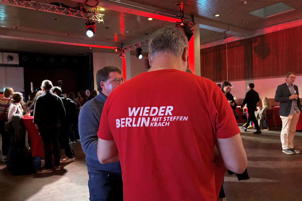Wieder Berlin – das hat nicht geklappt. Impression vom Wahlabend der SPD.