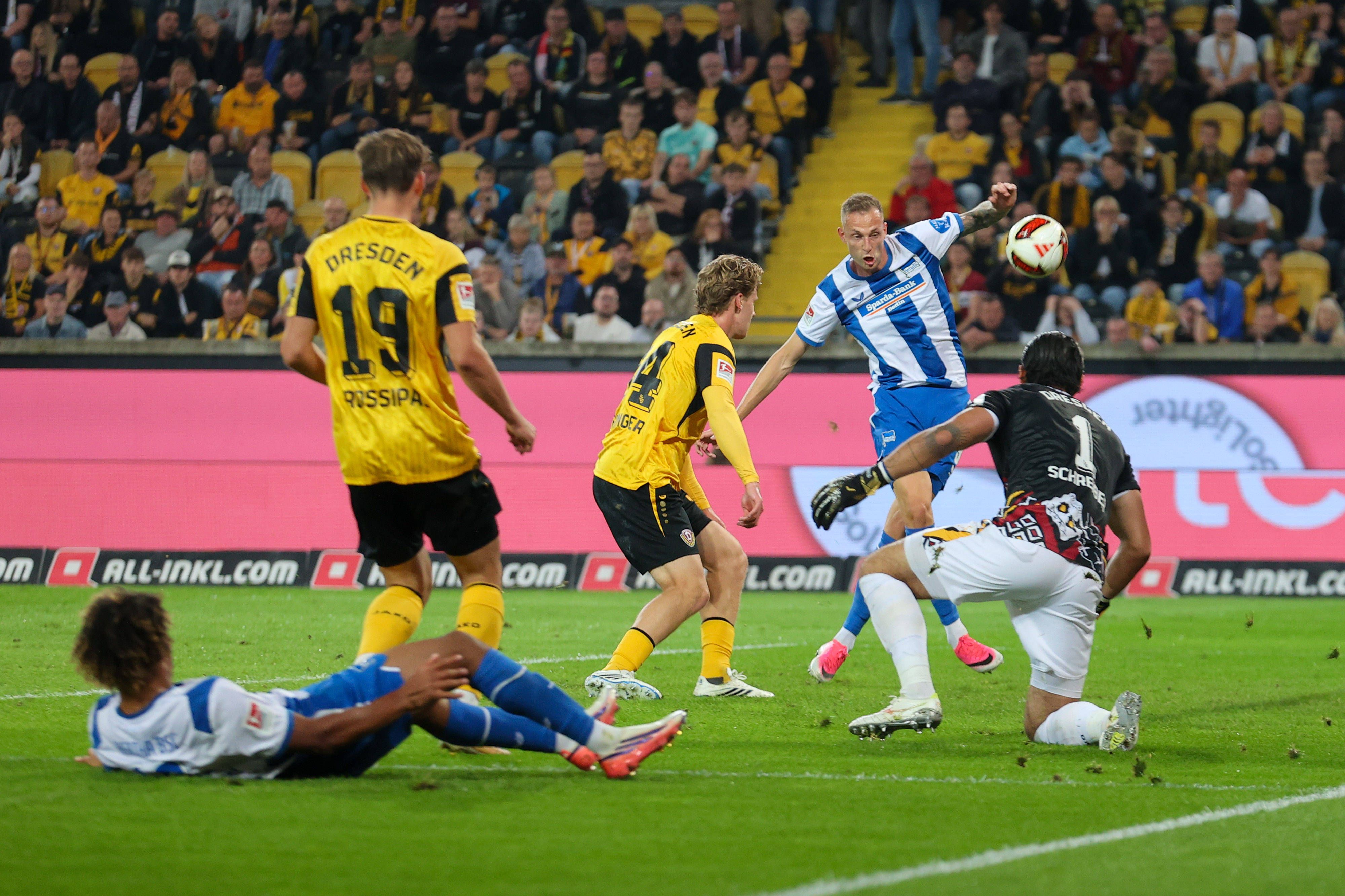 Fehlschuss ohne Folgen: Nilsson bekommt bei Hertha Anschauungsunterricht