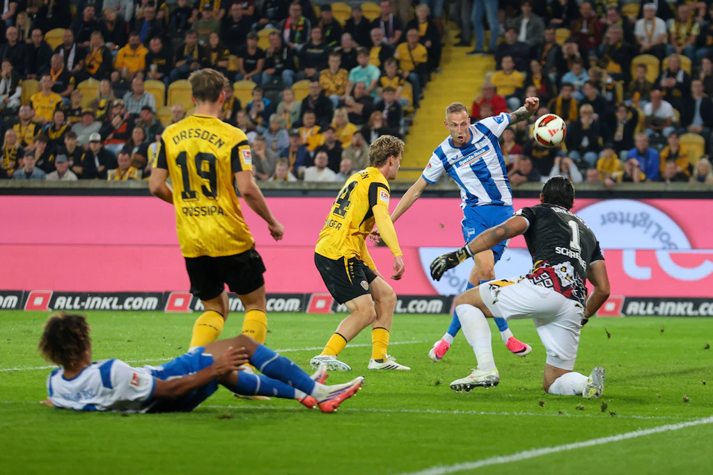 Fehlschuss ohne Folgen: Nilsson bekommt bei Hertha Anschauungsunterricht