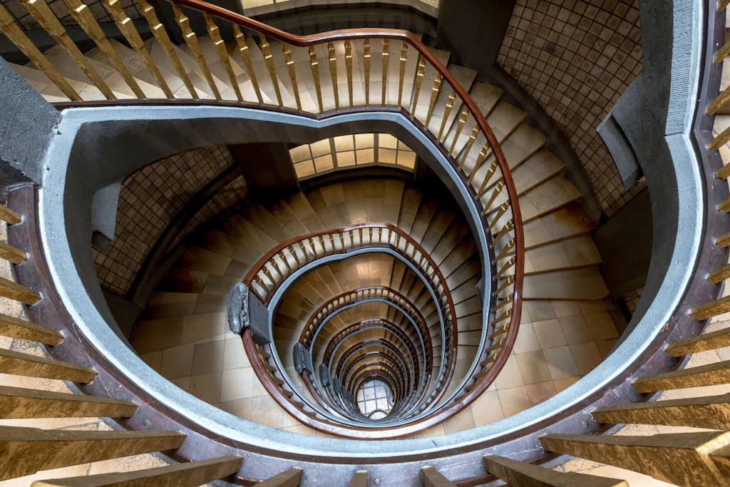 Treppen – häufig der einzige Weg zur Wohnung. 