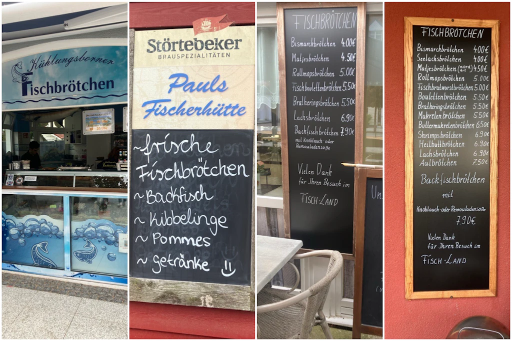 Fischbrötchen überall