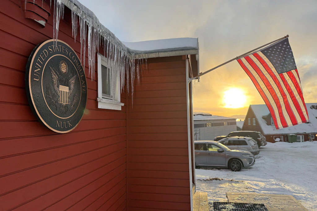 Das US-Konsulat in Nuuk.