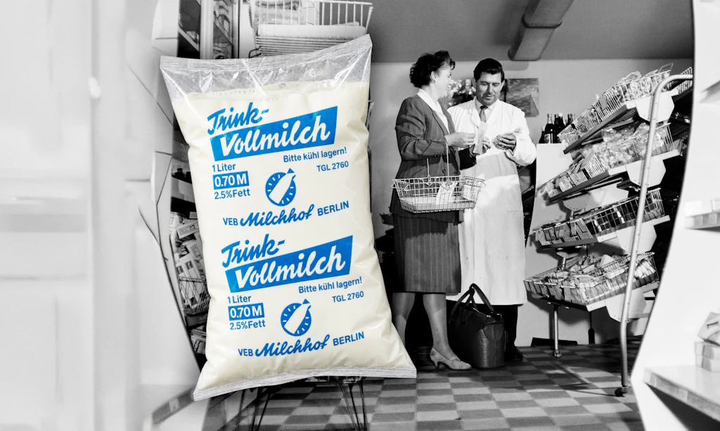Relikt aus der DDR: Milch im Plastebeutel könnte wieder ein Trend werden