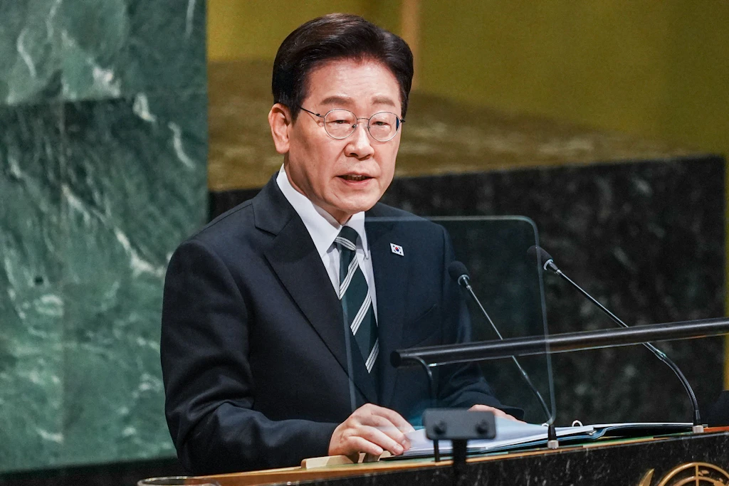 Der südkoreanische Präsident Lee Jae-myung