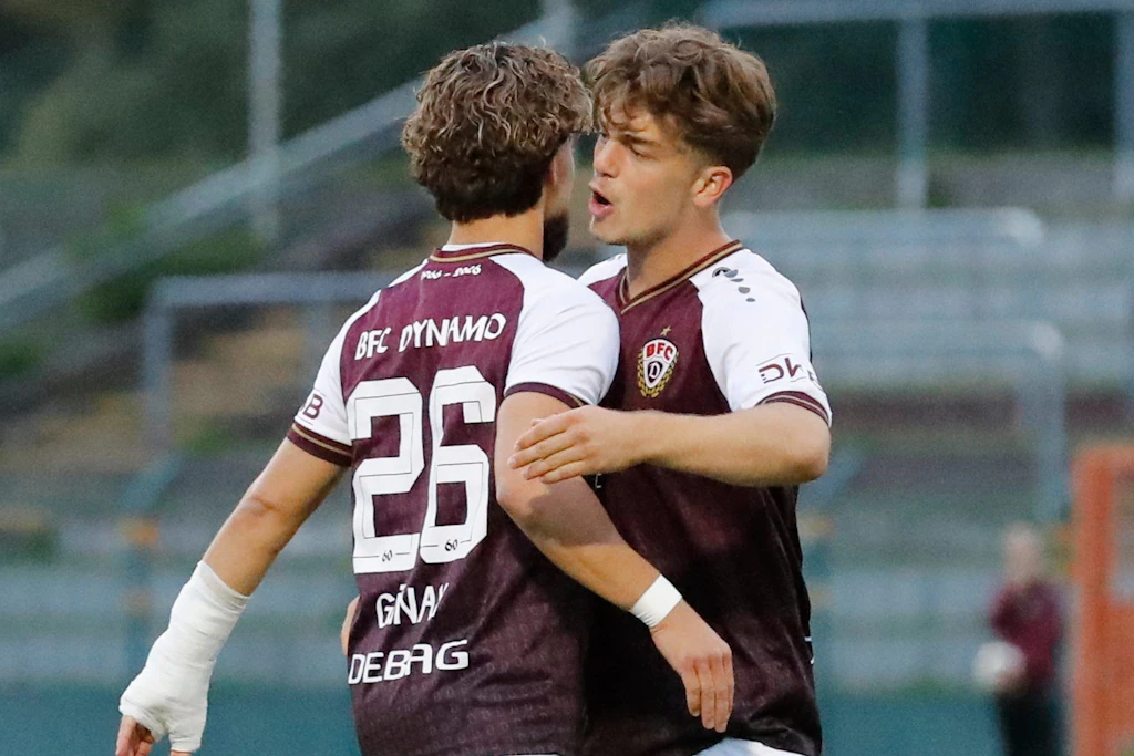 Tim Windsheimer (r.) und Diren-Mehmet Günay sind beide keine Hünen, aber für den BFC Dynamo auf dem Rasen große Stützen.