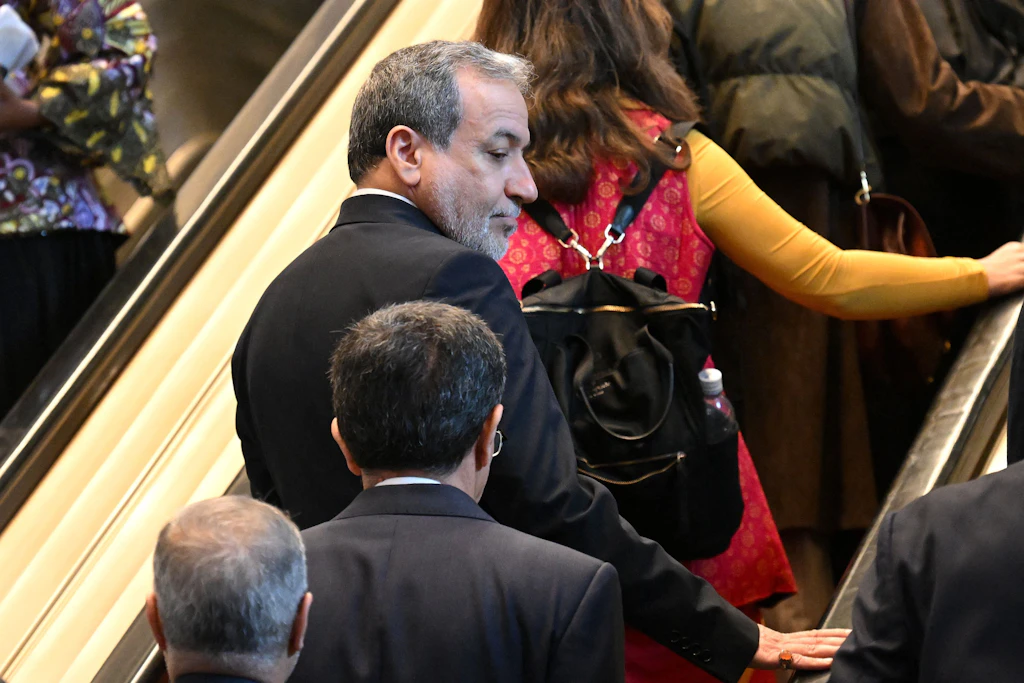 Irans Außenminister Abbas Araghtschi trifft zur UN-Generalversammlung in New York ein.
