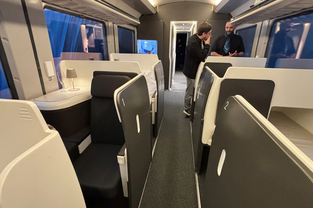 Auf der Innotrans erstmals zu sehen: In solchen „Suiten“ geht es bald durch die Nacht.