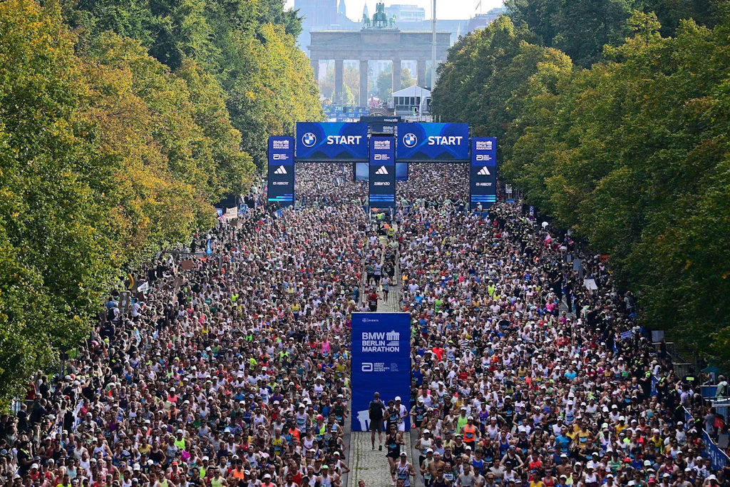 So sah es im letzten Jahr aus: Wenn der Marathon beginnt, müssen die Straßen frei sein.