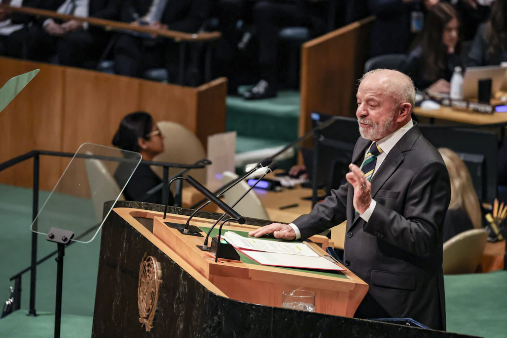 Brasiliens Präsident Luiz Inácio Lula da Silva spricht am 22. September 2026 vor der UN-Generalversammlung in New York.