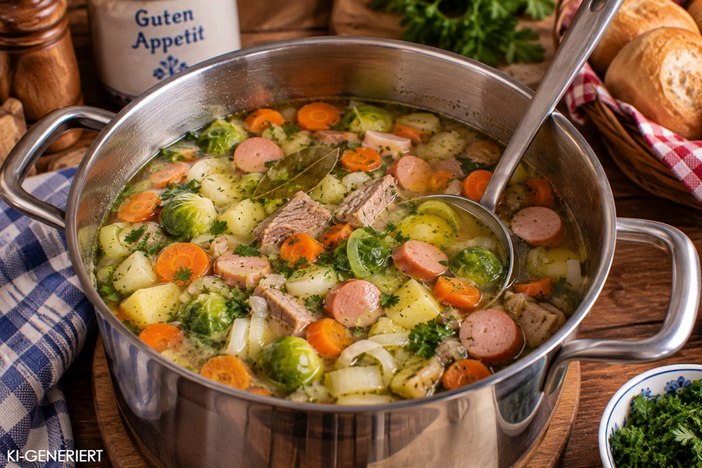Die Schnippelsuppe von Kurt Drummer macht durch das Schnippeln des ganzen Gemüses viel Arbeit, aber der Aufwand lohnt sich!