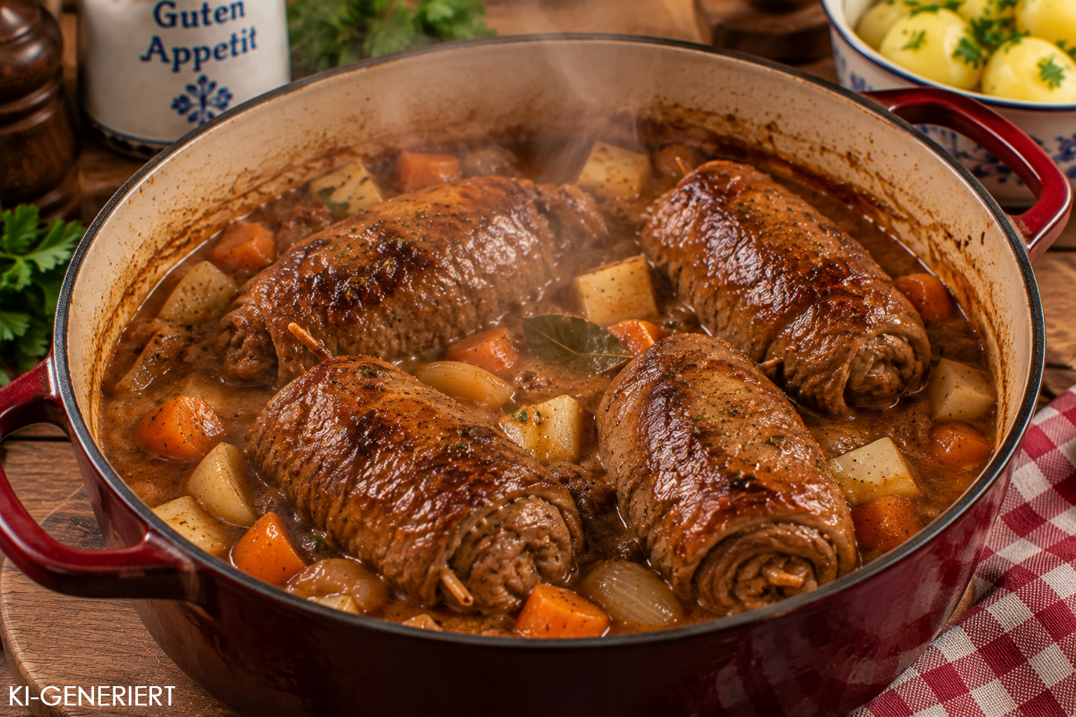 Leckere Schlemmerrouladen: Omas Rezept mit Wurst-Käse-Überraschung