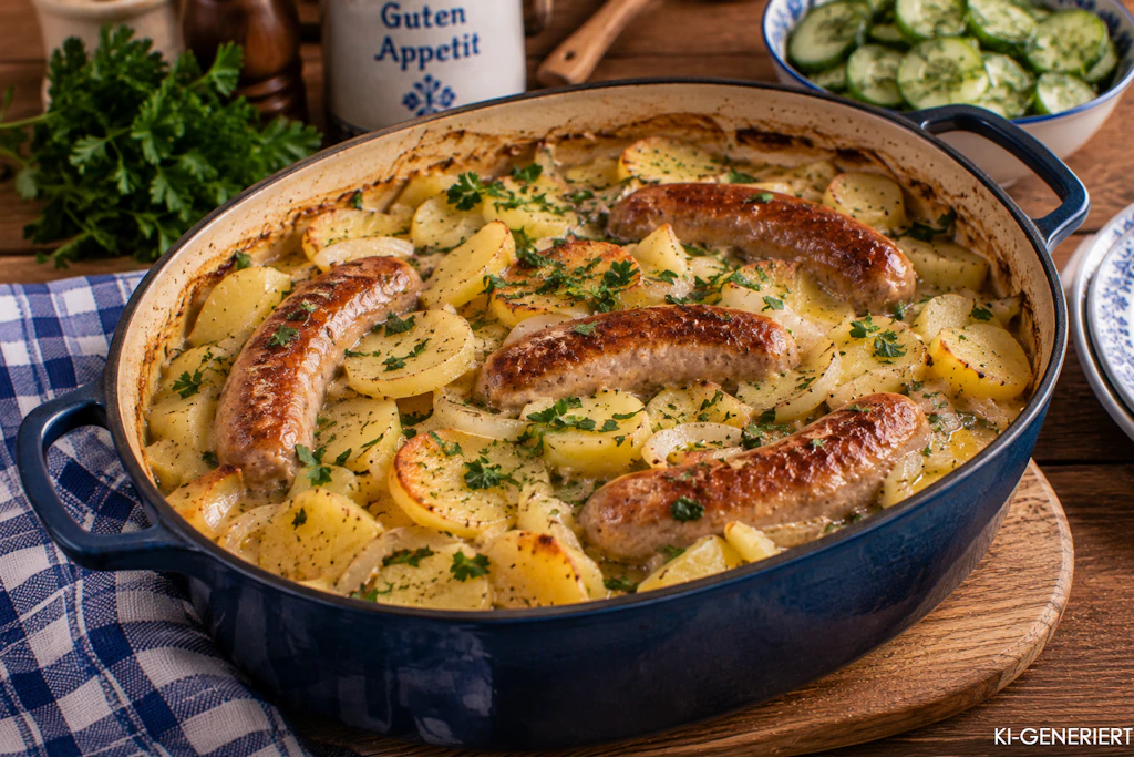 Der Kartoffeltopf mit Bratwurst ist schnell gemacht und besteht nur aus Zutaten, die richtig gut schmecken. Sie werden dieses Rezept aus dem Osten einfach nur lieben!