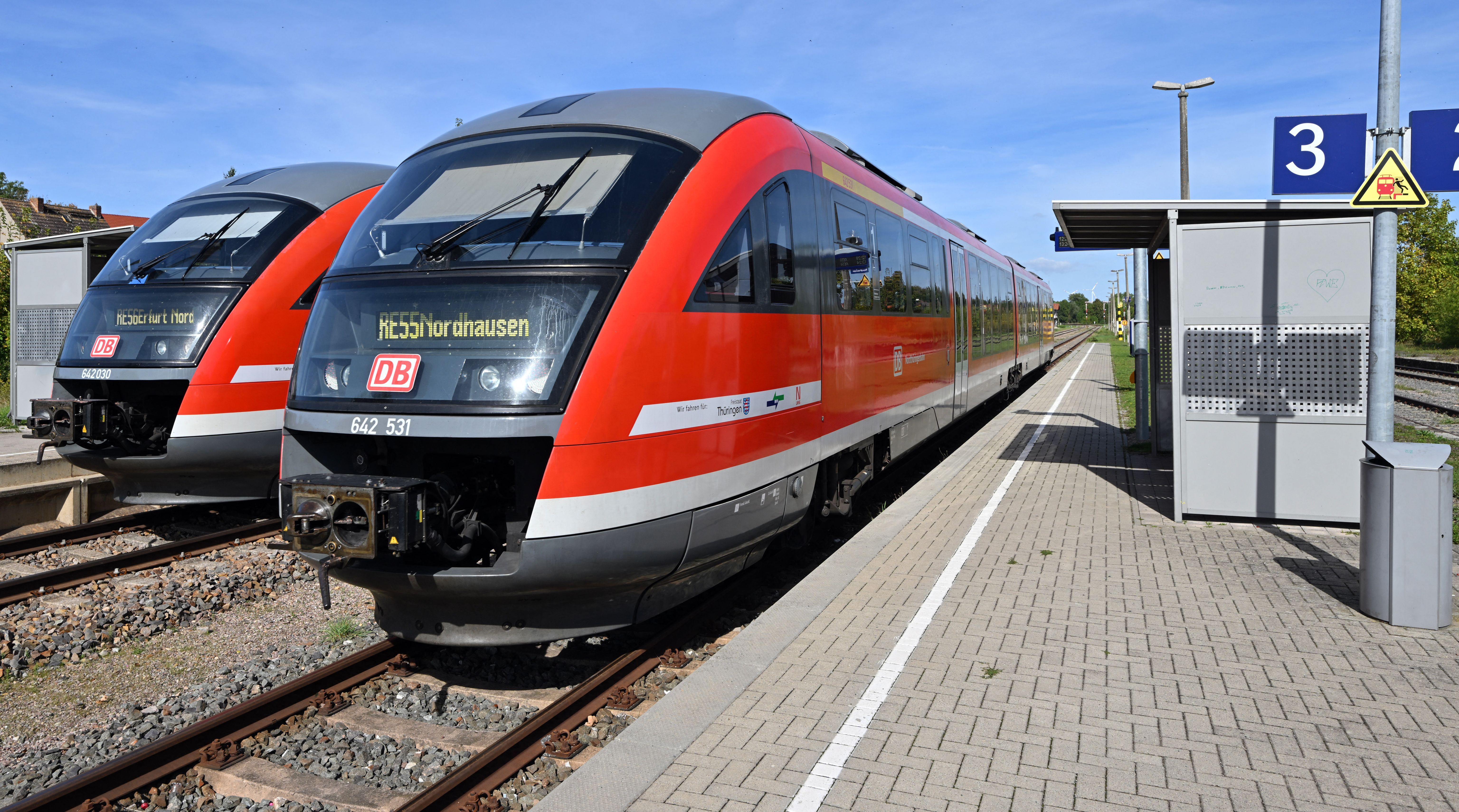 Bahn und Thüringen besiegeln Ausbau der Strecke Erfurt–Nordhausen