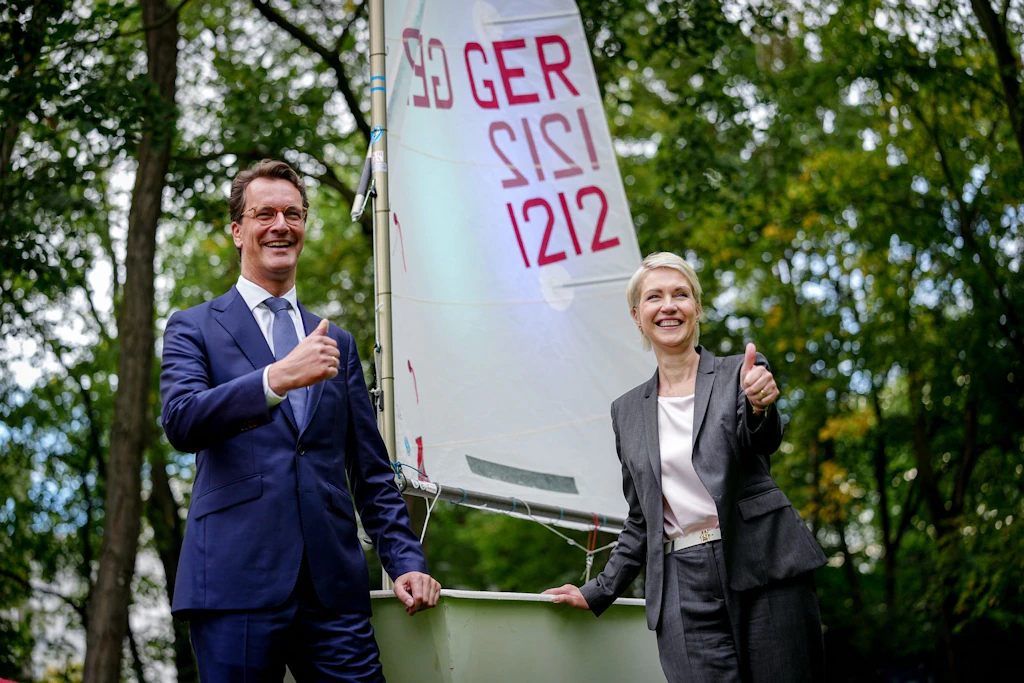 Olympia 2036 oder 2040: Wüst und Schwesig werben mit Ost-West-Konzept gegen München