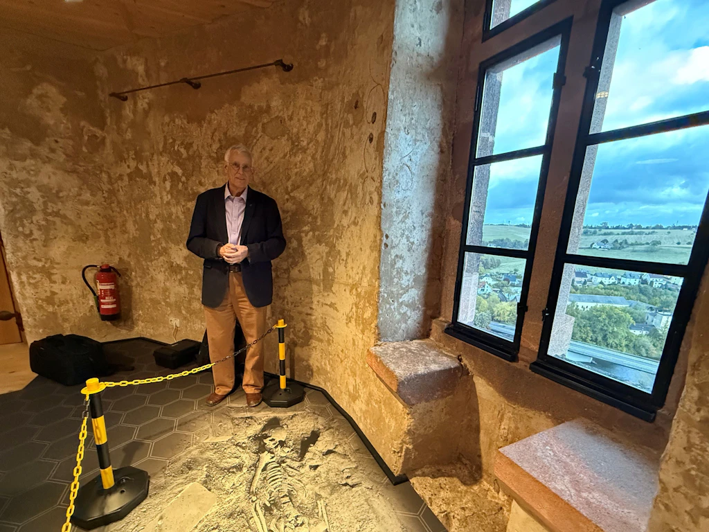 Siegfried Bretsch war in der Arbeitsgemeinschaft Junge Historiker. Er buddelte mit in der Burgkapelle, als die&nbsp; menschlichen Überreste gefunden wurden.