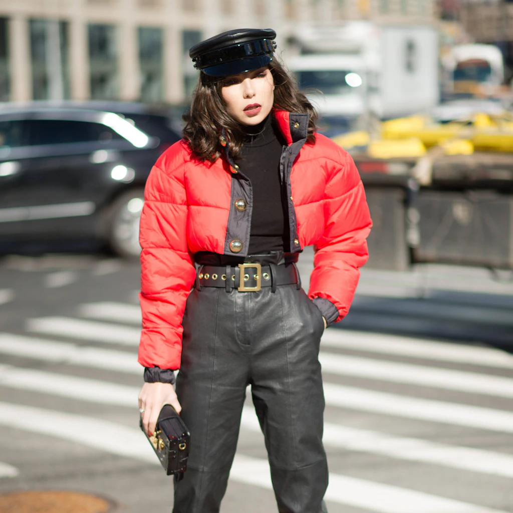 Street-Style auf der New York Fashion Week.