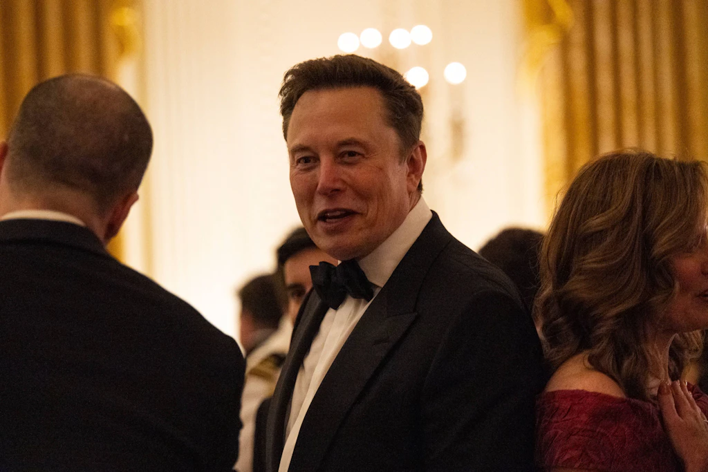 Elon Musk beim Staatsbankett für Chinas Staatschef Xi Jinping im Weißen Haus