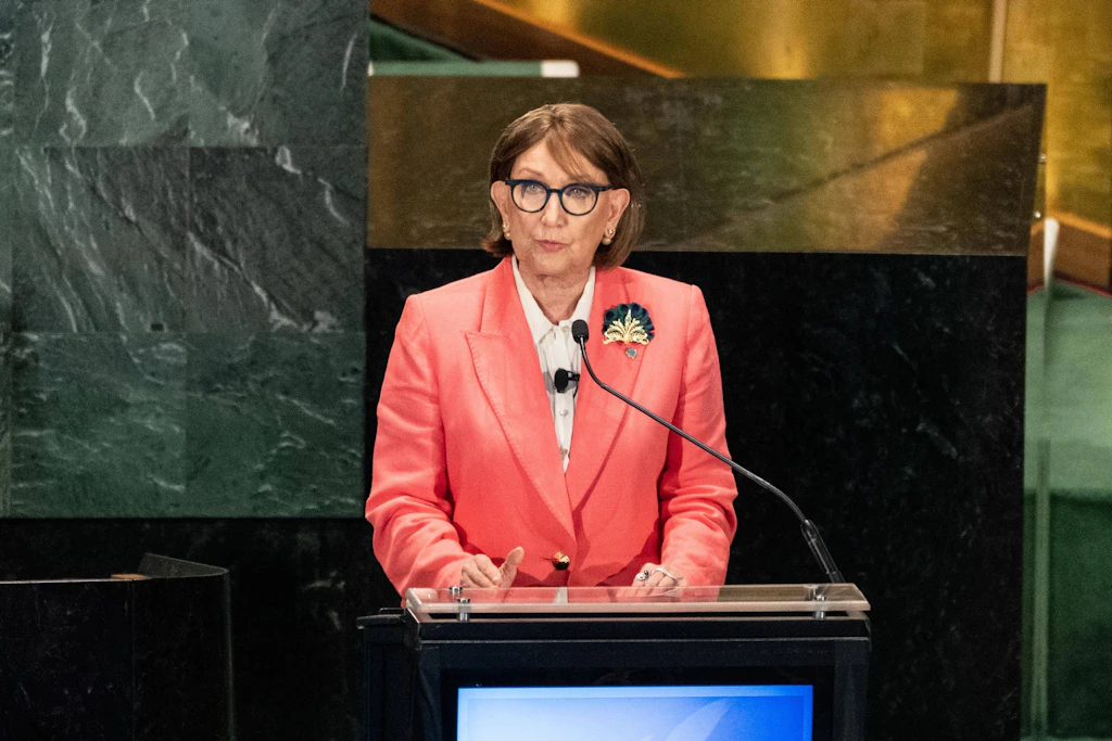 Sie liegt in den Vorwahlen derzeit vorne: Rebeca Grynspan aus Costa Rica. Wird sie die erste Frau an der Spitze der UN?