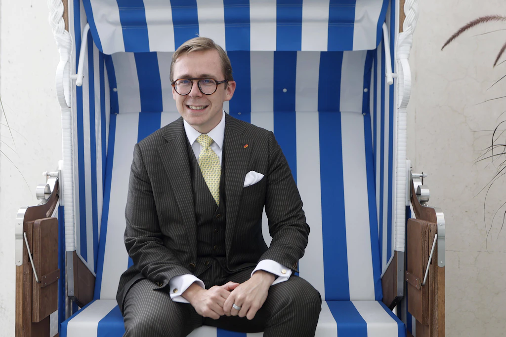 Philipp Amthor (CDU) und sein Strandkorb sorgen für Kritik.