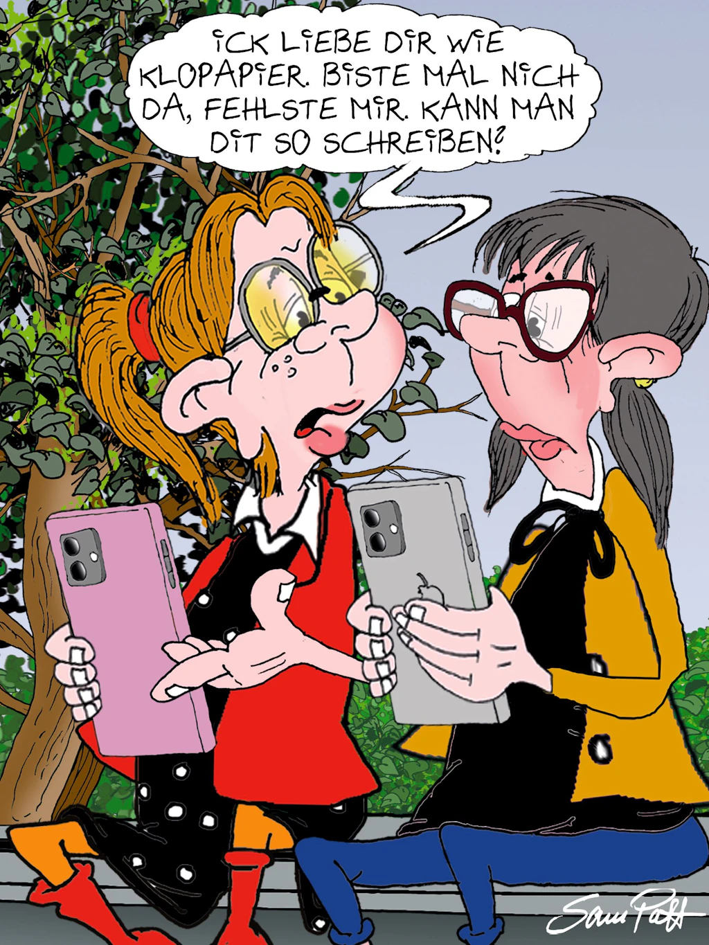Der Cartoon des Tages bereichert jeden Tag unsere Rubrik Witz des Tages im Berliner KURIER. Dafür zuständig ist immer unser Zeichner Sam Paff aus Berlin!