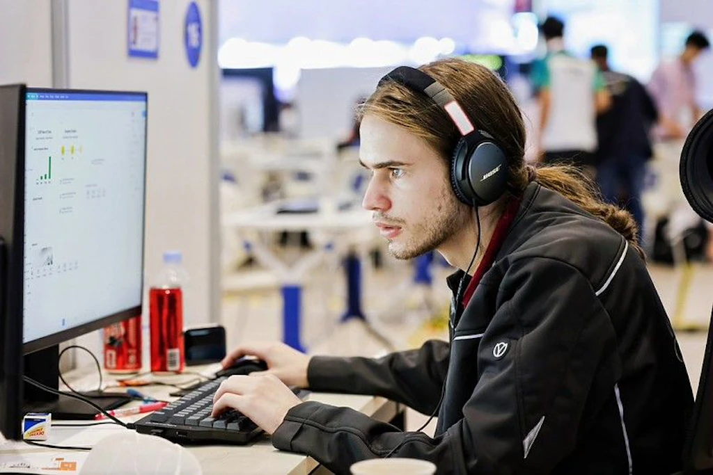 Nils Jakubzick war bei den App-Entwicklern am Start und kam auf Platz 5.