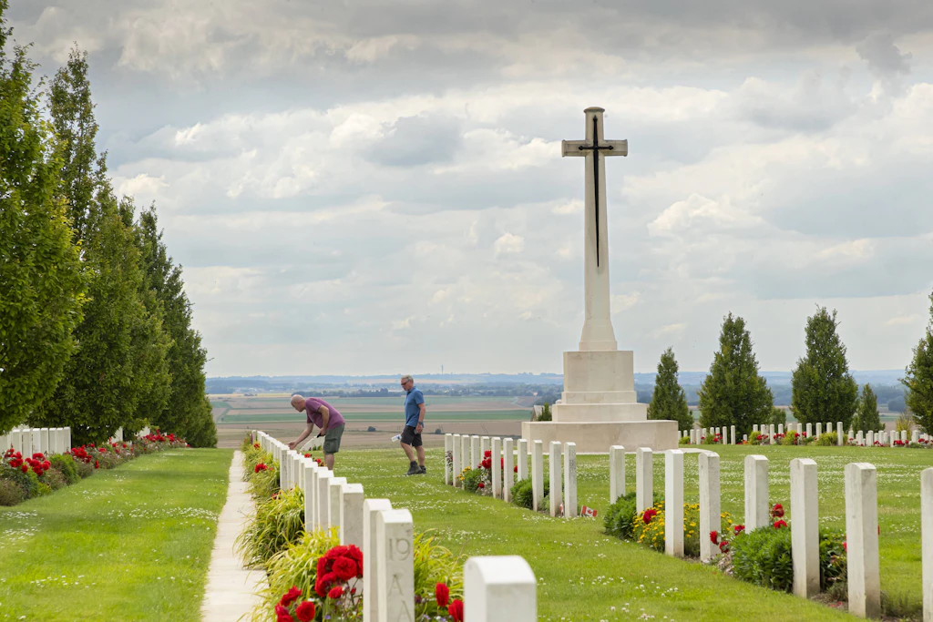 Das australische Nationaldenkmal von Villers-Bretonneux erinnert an australische Soldaten, die im Ersten Weltkrieg an der Westfront fielen.