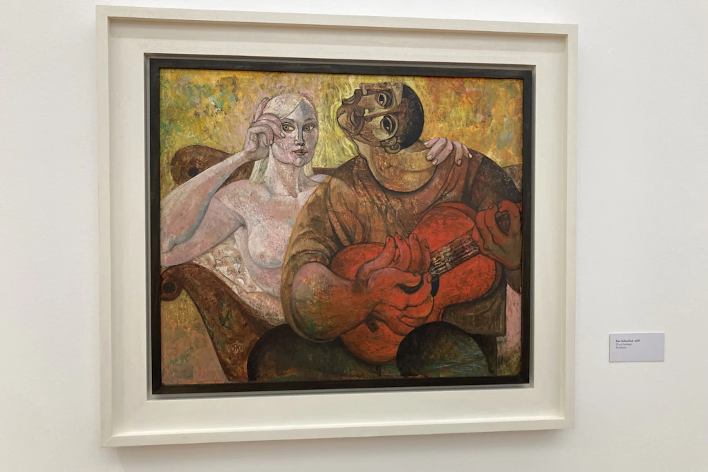 Mit „Das Liebeslied“ porträtierte Susanne Kandt-Horn mit Wolf Biermann und Eva-Maria Hagen 1968, das Bild markiert den Wandel ihrer künstlerischen Formensprache.