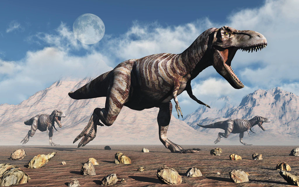 Fossile Fußspuren zeigen: So schnell ging ein erwachsener T-Rex