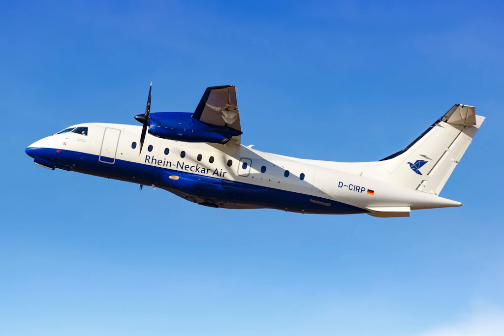 Die neue D328eco basiert auf der hier abgebildeten Dornier 328, ist aber um 2,10 Meter gestreckt.
