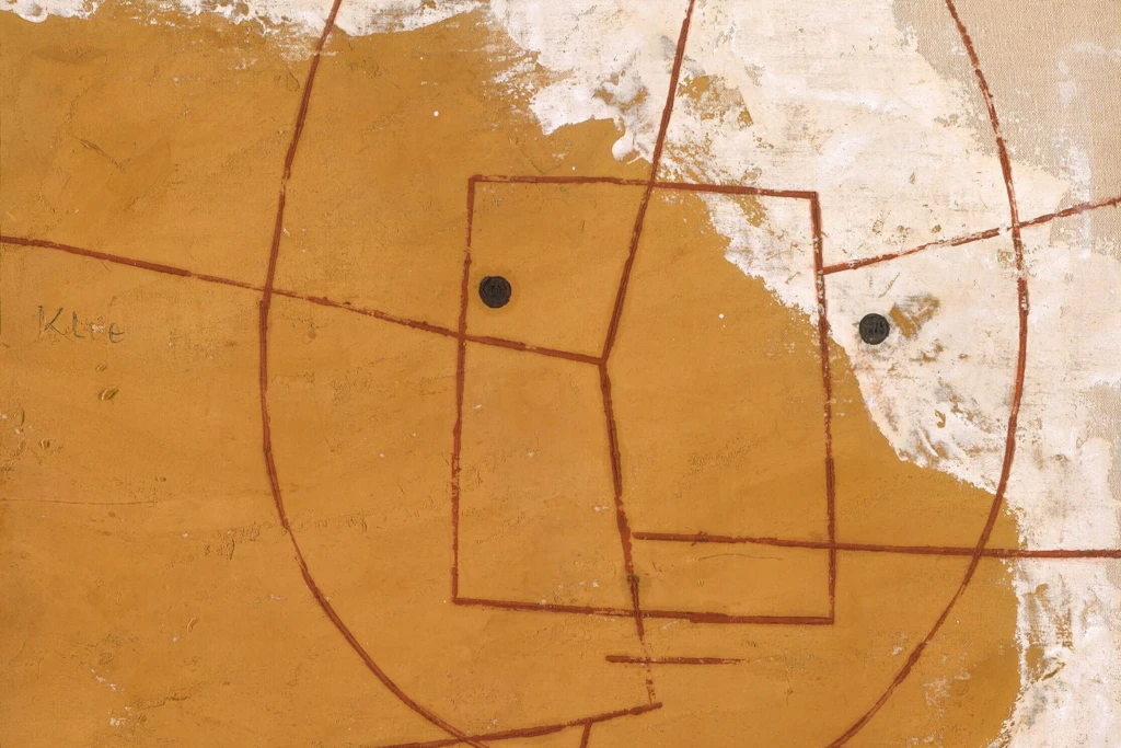 Ausschnitt aus dem Gemälde „Einer, der versteht“ von Paul Klee, 1934