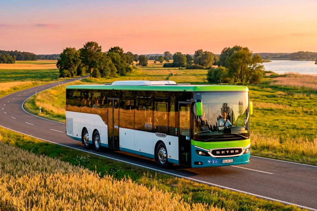 Ein Setra-Linienbus der Verkehrsgesellschaft Prignitz, kurz VGP: Das Unternehmen des Landkreises sorgt im Nordwesten Brandenburgs für Mobilität.
