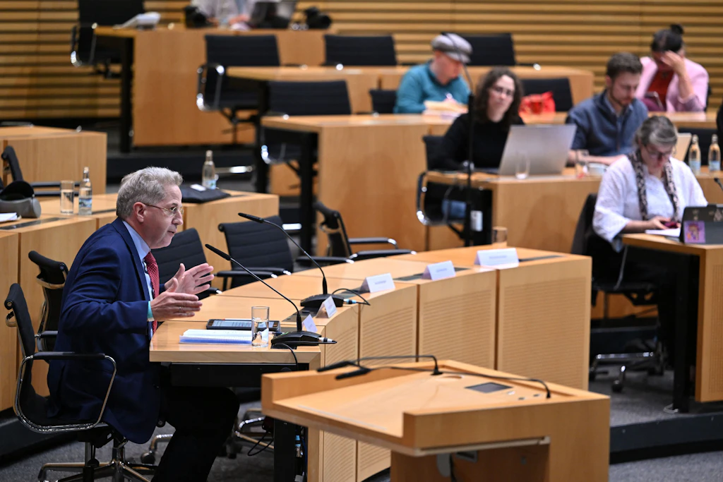Ex-Verfassungsschutzpräsident Hans-Georg Maaßen sprach sich gegen ein AfD-Verbotsverfahren aus.
