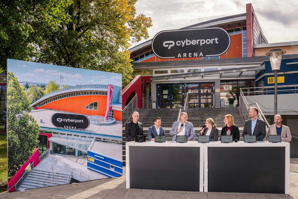 Die DSC Volleyballerinnen spielen zukünftig in der Cyberport Arena