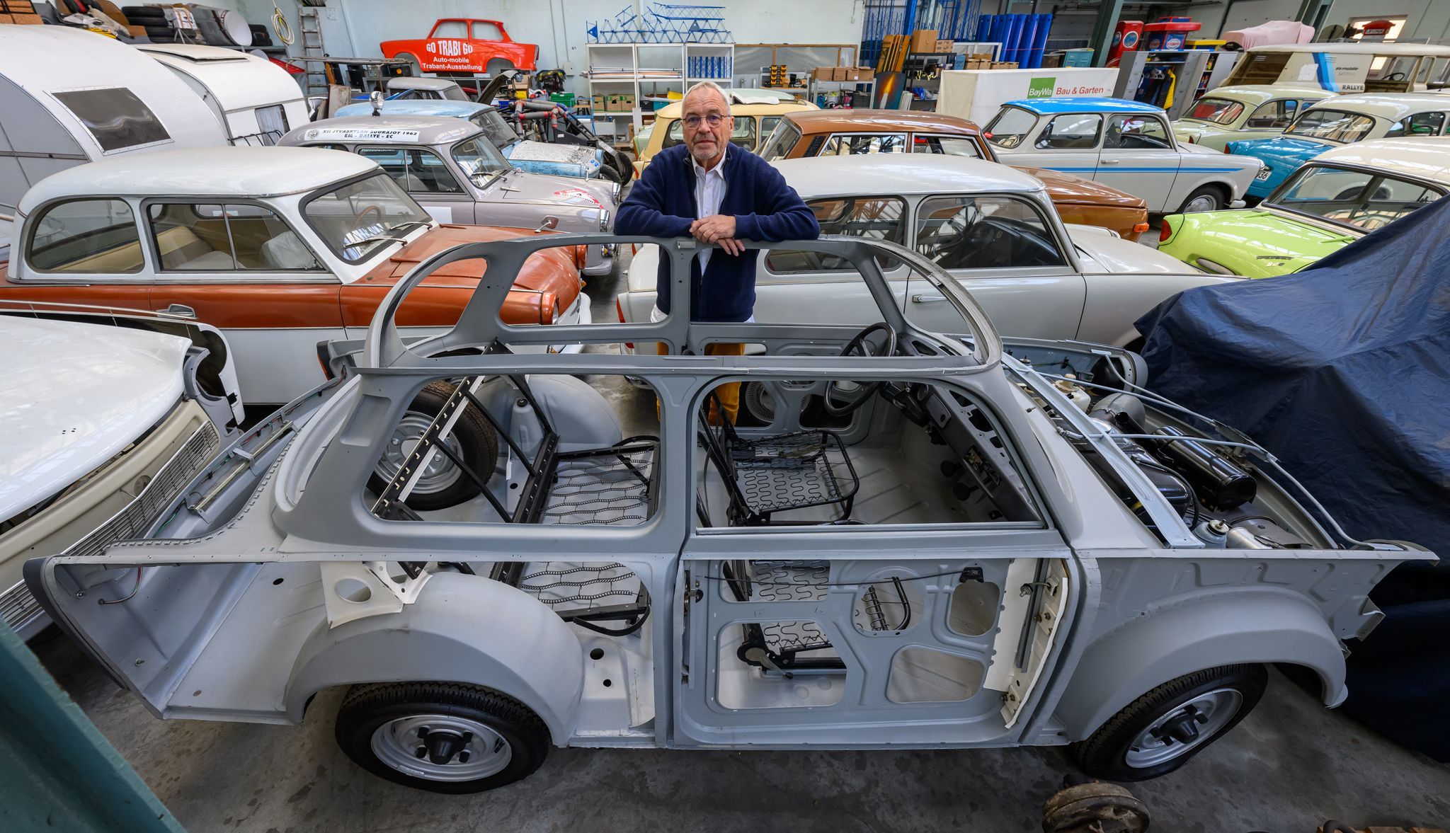 Die Hüter des Trabi-Schatzes: Trabant-Verein in Zwickau feiert Geburtstag