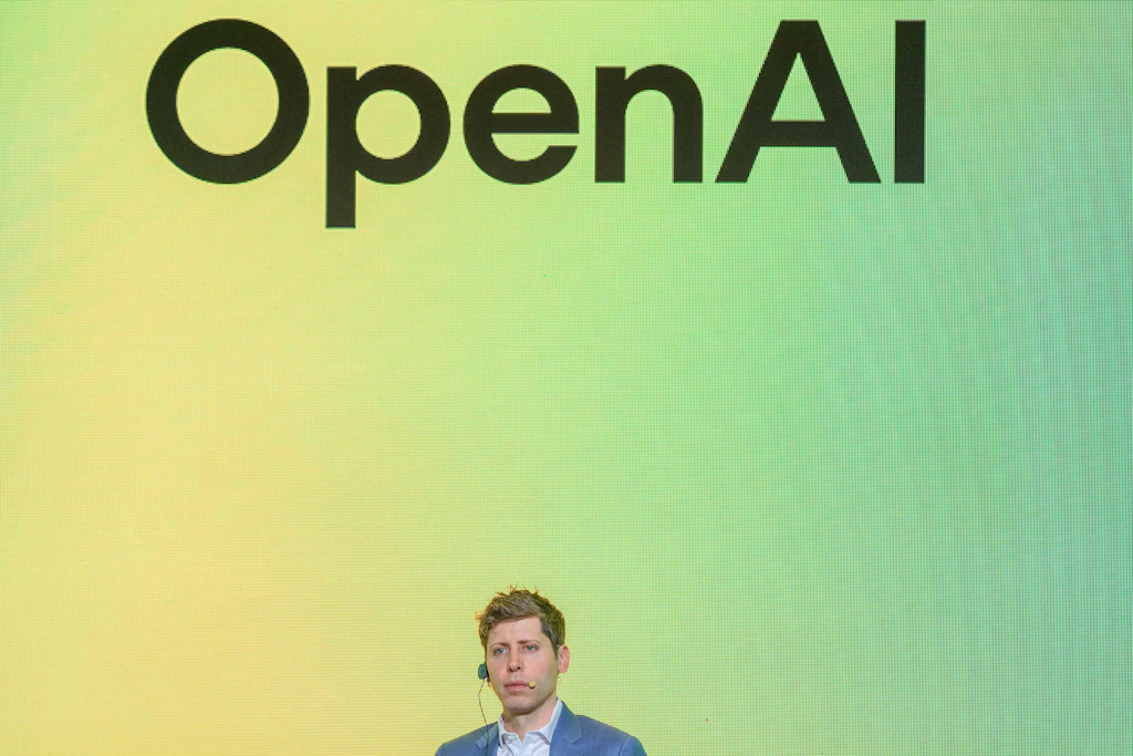 OpenAI-Chef Sam Altman bei einem Medientermin in Seoul