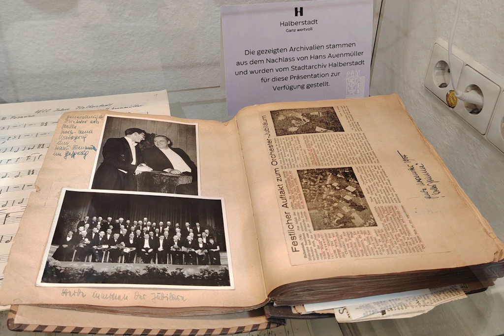Nachlass eines Dirigenten: Das Städtische Museum Halberstadt präsentiert erstmals Stücke aus Hans Auenmüllers Bestand.