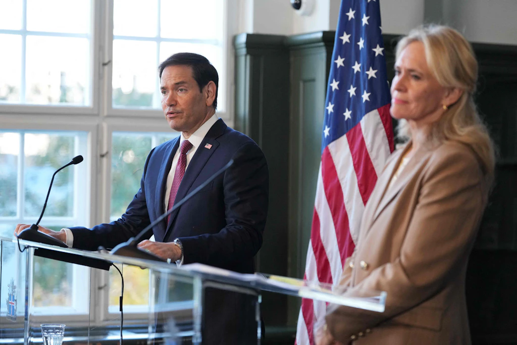 US-Außenminister Marco Rubio und Islands Außenministerin Thorgerdur Katrín Gunnarsdóttir in Reykjavik