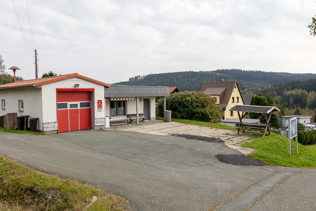 Der Dorfplatz in Oberzwota
