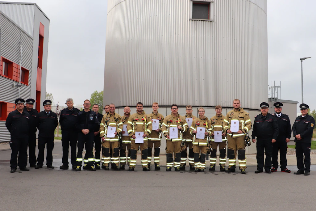 Feuerwehr Weinböhla erwirbt Leistungsabzeichen in Bronze