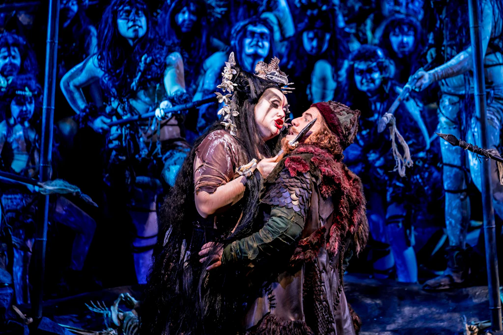 Das Theater Magdeburg nimmt Puccinis Oper „Turandot“ nach sechs Jahren wieder auf. In den Hauptrollen: Lilla Lee als Turandot und Aldo Di Toro als Calaf