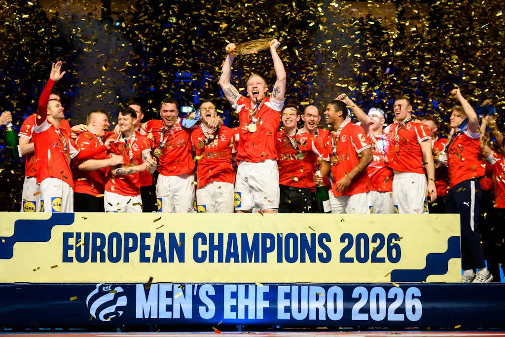 Das Maß der Handball-Welt: Zu Beginn des Jahres jubelte Dänemark nach dem Finale gegen Deutschland über den Gewinn der Handball-Europameisterschaft.