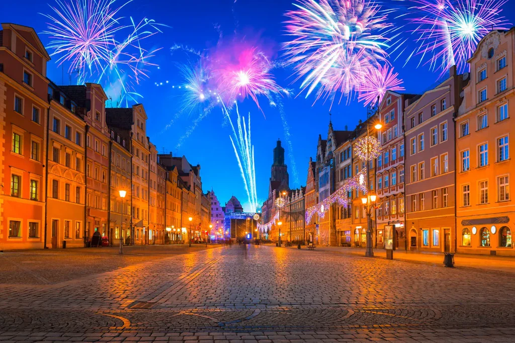 Silvester in Breslau