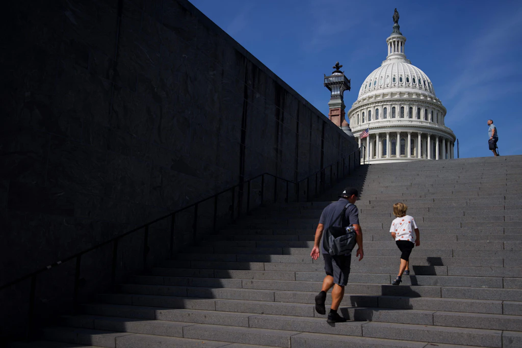 Blick auf das US-Kapitol in Washington D.C.