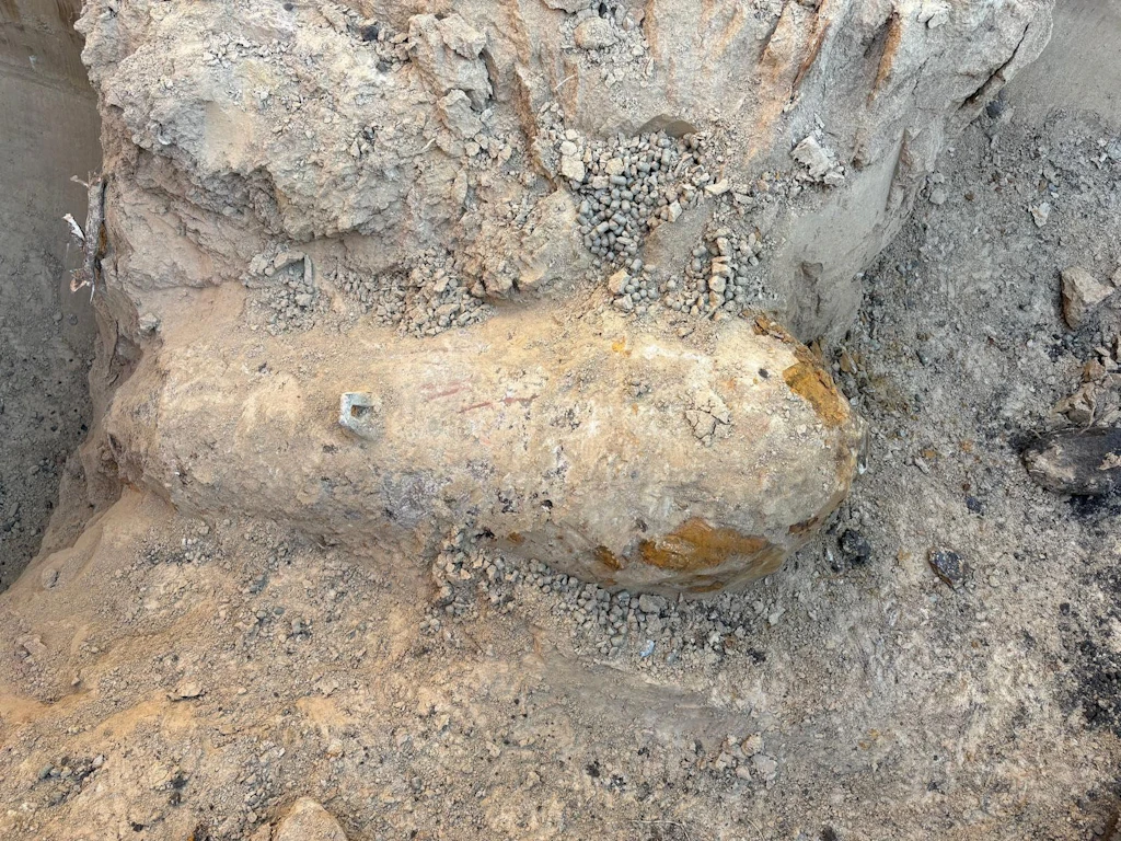 Fliegerbombe: In Braunsbedra wird eine Weltkriegsbombe am Mittwoch entschärft.