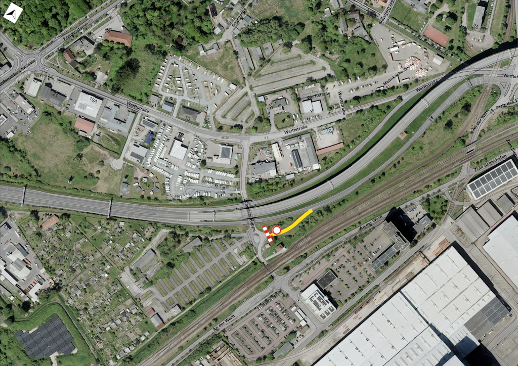 Zufahrt Schwarze Kuppe in Stralsund ab 26. Oktober gesperrt