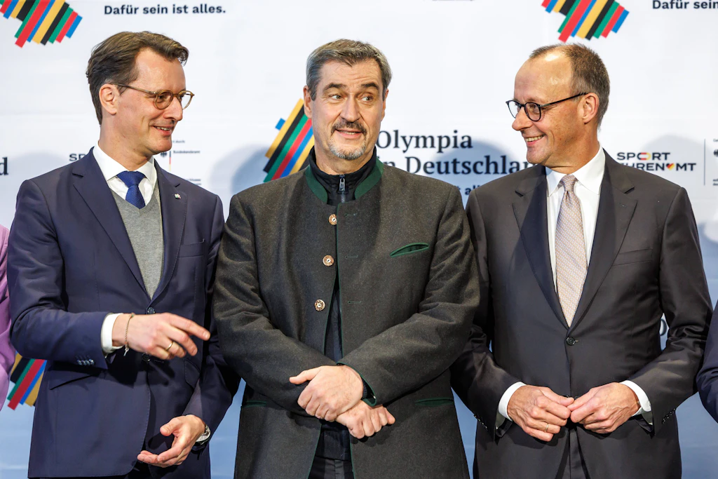 Eisern Union? Henrik Wüst, Markus Söder und Kanzler Friedrich Merz