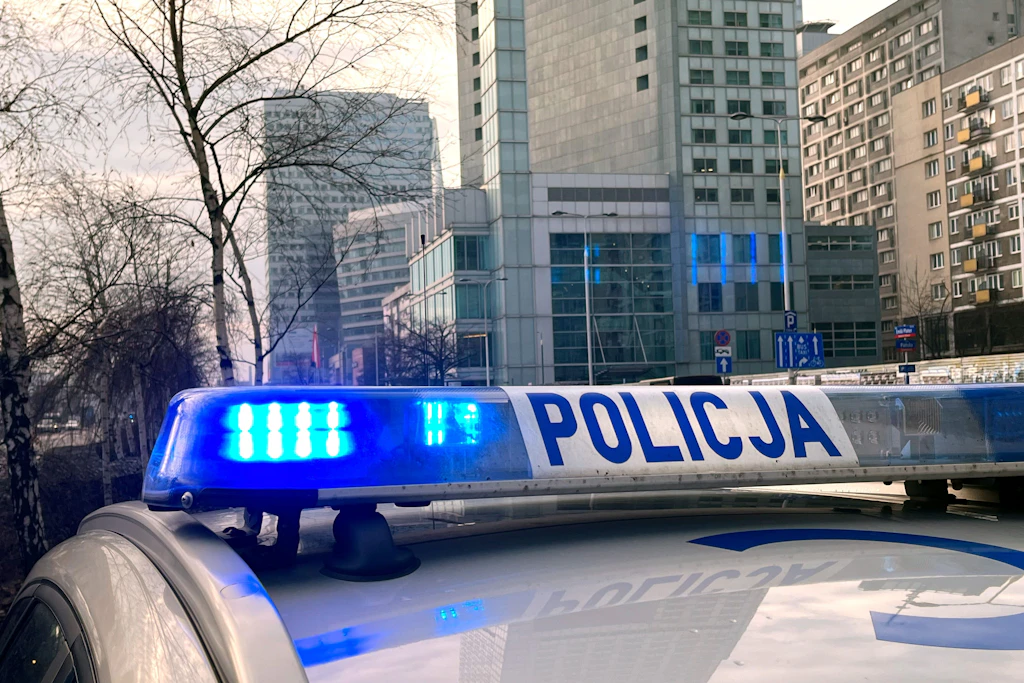 Nach dem Messerangriff an einer Berufsschule in Ostrołęka nahm die Polizei den 19-jährigen mutmaßlichen Täter fest.