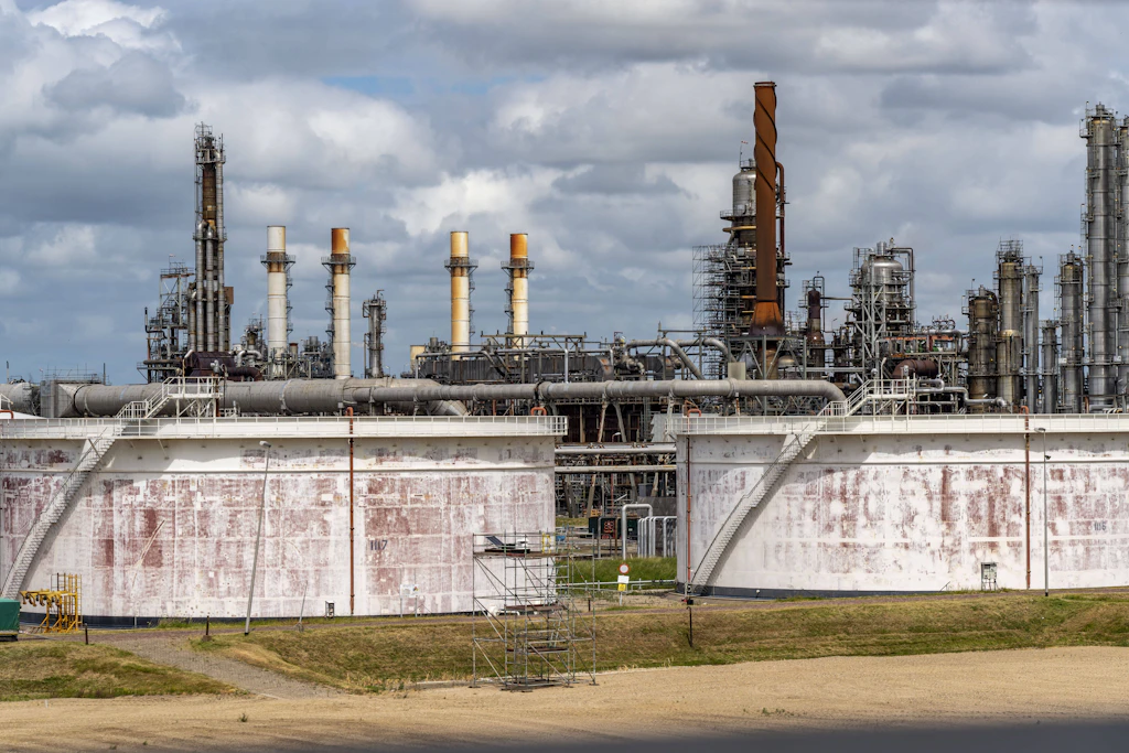 Shell-Raffinerie Pernis bei Rotterdam